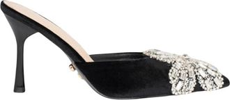 Twentyfourhaitch Mules Melor - Dames - Muiltjes - Zwart - 39 EU - Schoenen