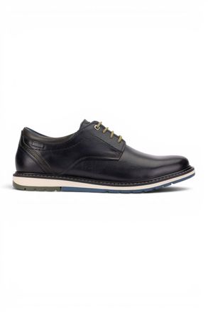 Pikolinos Pikolinos Mens Blue Leather Lace-Up Smart Shoes - Berna