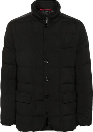 Fay Double Front Down Jacket - Heren - Gewatteerde jassen - Zwart - L - Polyester - Jassen