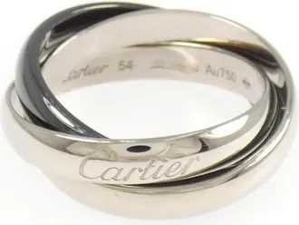 Cartier White Gold (18K) Ceramic Band Ring (Pre-Owned)