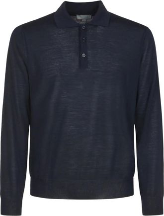 Canali V-neck sweater - Blu