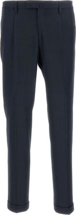 BRIGLIA 1949 Pantaloni in lana con pieghe - Blu