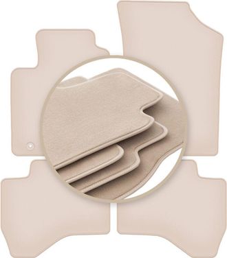 OEM Alfombrillas Premium Beige Para: Peugeot 108 Hatchback 2014