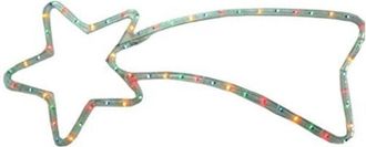 Trade Shop Trade Shop - Stella Cometa Luminosa 130 X 52 Cm Luce Incandescenza Multicolor Per Uso Esterno