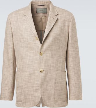 Canali Cotton, wool, and silk blazer