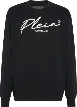 Philipp Plein Heren, Sweatshirts & Hoodies, Zwart, Maat: 3XL Katoen