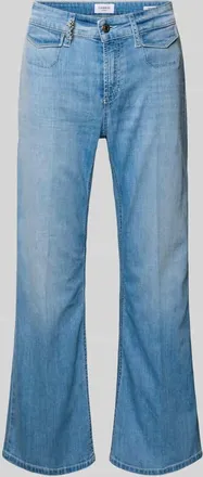 Cambio Wide Leg Jeans aus Baumwoll-Mix Modell FABIENNE in Jeansblau, Gr&ouml;&szlig;e 32