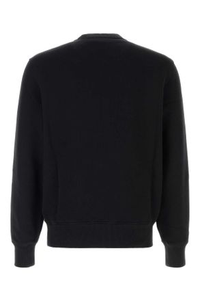 Autry Logo-Embroidered Cotton Sweatshirt - Black