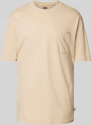 Dickies T-Shirt mit Brusttasche Modell LURAY in Beige, Gr&ouml;&szlig;e S