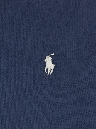 Polo Ralph Lauren Mens Hoodie With Pony Embroidery, Blue Cotton Sweatshirts Sweater