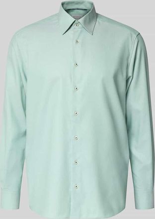 Eterna Regular Fit Business-Hemd mit Kentkragen in Gruen, Gr&ouml;&szlig;e 40