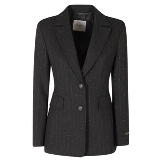 Ermanno Scervino Giaccia Monopetto - Dames - Jassen - Grijs - Maat: M Katoen