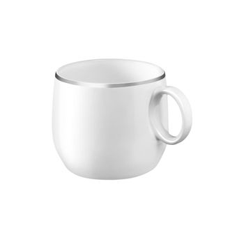 Medard De Noblat Taza caf&eacute; & t&eacute; (x6) Porcelena Platine