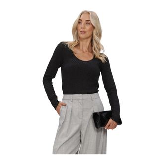 Copenhagen Muse Truien & Vesten, Dames, Zwart, S, Polyester, Cmbobbie Blouse