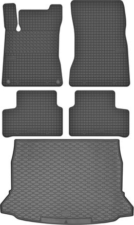 OEM Juego De Alfombrillas De Goma Para Coche Y Maletero Para Mercedes Clase A W177 Hatchback (a Partir De 2018)