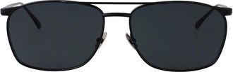 Saint Laurent 796 Vincent Zonnebril - Heren - Zonnebrillen - Zwart - 57 MM - Nylon - Accessoires