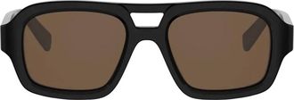 Celine 3 Dots Piloot Zonnebril - Dames - Zonnebrillen - Zwart - ONE Size - Accessoires