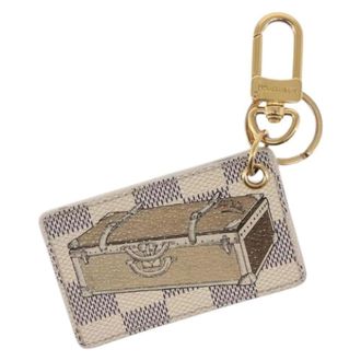 Louis Vuitton Pre-owned Accessories, female, White, Size: ONE SIZE Pre-owned Canvas key-holders