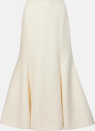 Gabriela Hearst Patterson silk and wool midi skirt