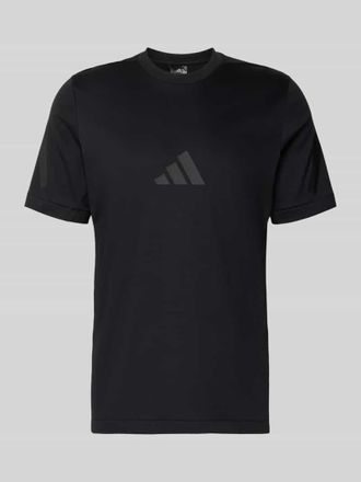 adidas Regular Fit T-Shirt aus reiner Baumwolle in Black, Gr&ouml;&szlig;e XXL