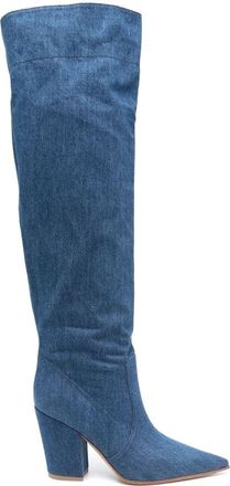 Gianvito Rossi Stivali Keinna 85mm - Blu