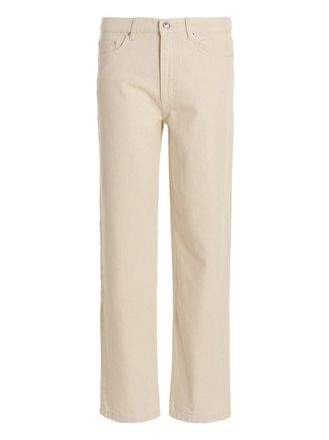 A.P.C. Beige Straight Jeans