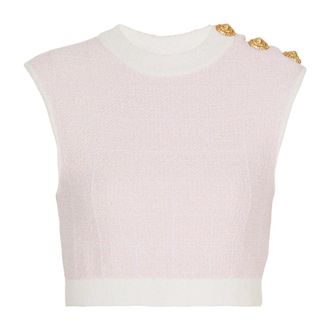 Balmain Mujer, Camisetas, Rosa, Talla: S