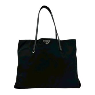 Prada Pre-owned Tote Bags, female, Black, Size: ONE SIZE Pre-owned Tote Bag