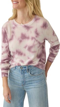 Faherty Cashmere Crewneck Sweater in Orchid Tie Dye at Nordstrom Rack, Size Xx-Small