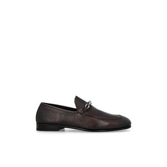 Jimmy Choo London Loafers, male, Brown, Size: 6 US Marti Reverse Loafers