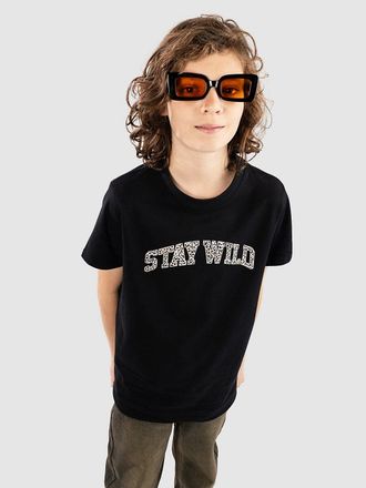 Urban Classics Stay Wild Leo Kids T-Shirt black
