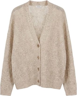PESERICO Mujer, Jerseys, Beige, Talla: XL