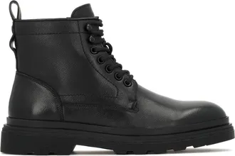 Kazar Samuelo Platte Enkellaars - Heren - Schoenen - Zwart - Maat: 46 EU Leer