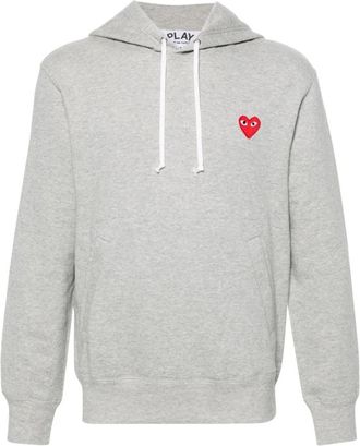Comme Des Gar&ccedil;ons Cotton hoodie - Dames - Hoodies - Grijs - L - Katoen - Hoodies & sweatvesten