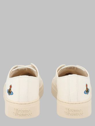 Vivienne Westwood Cotton Plimsoll Low-Top Sneaker - White