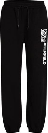 Karl Lagerfeld A1M10001 KLJ Text Logo Slim Sweatpant - Heren - Sweatpants - Zwart - XL - Katoen - Broeken