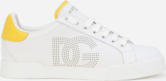 Dolce & Gabbana Calfskin Portofino Sneakers - Woman Sneakers Multicolor 37.5