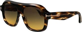Tom Ford Rhonda Zonnebrillen - Dames - Zonnebrillen - Bruin - 56 MM - Accessoires