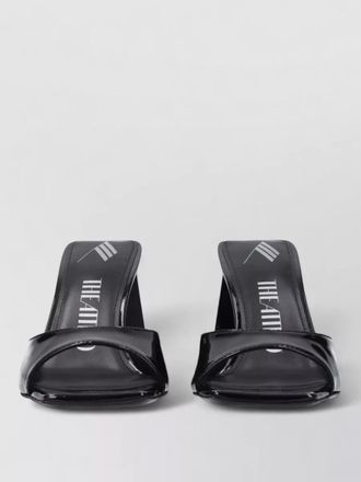 The Attico patent leather heeled mules