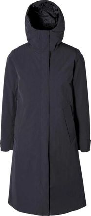 Scandinavian Edition Carbon Zodiac Hooded Lange Jas - Dames - Parka Jassen - Blauw - S - Polyester - Jassen