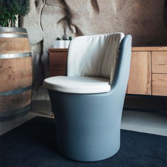 Monacis Sill&oacute;n Comfy Moon Antracita En Pol&iacute;mero Monacis - &Oslash;60 Cm - 80 H