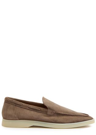 Aurélien Yacht Suede Loafers - Grey - 45 (IT45 / UK11)