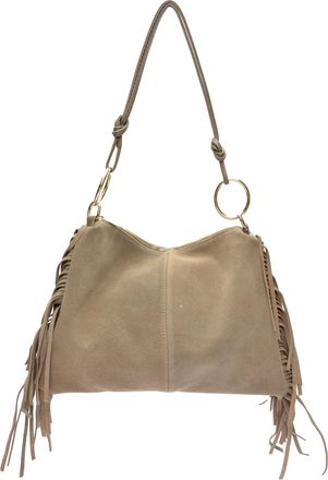 Isabella Rhea Beige Leren Tas