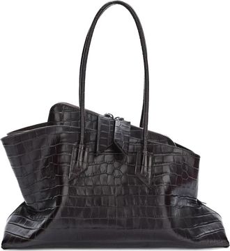 The Attico LA Passeggiata Medium Top Handle Bag - Dames - Shoppers - Bruin - ONE Size - Tassen