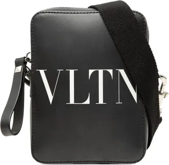 Valentino Pre-owned Valentino Small Leather VLTN Crossbody Unisex 5NP3TPBTHO8FDHQ0