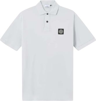 Stone Island Light Blue Logo T-Shirt