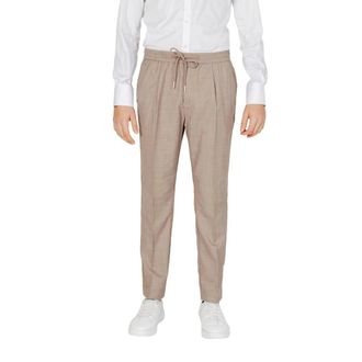 Antony Morato Slim-fit Trousers, male, Beige, XL, Beige Polyester Slim-fit Trousers