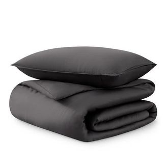 Bare Home TENCEL Lyocell Duvet Cover Set in Indigo at Nordstrom, Size Twin