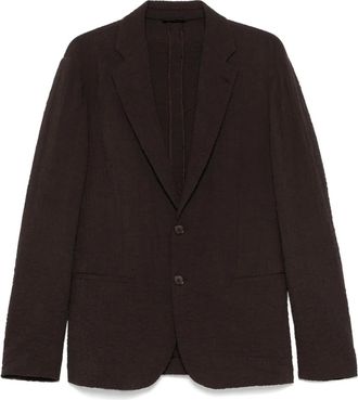 Giorgio Armani Blazer in seersucker - Marrone