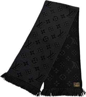 Louis Vuitton Pre-owned Stole - Dames - Vintage Accessoires - Zwart - ONE Size - Wol - Vintage